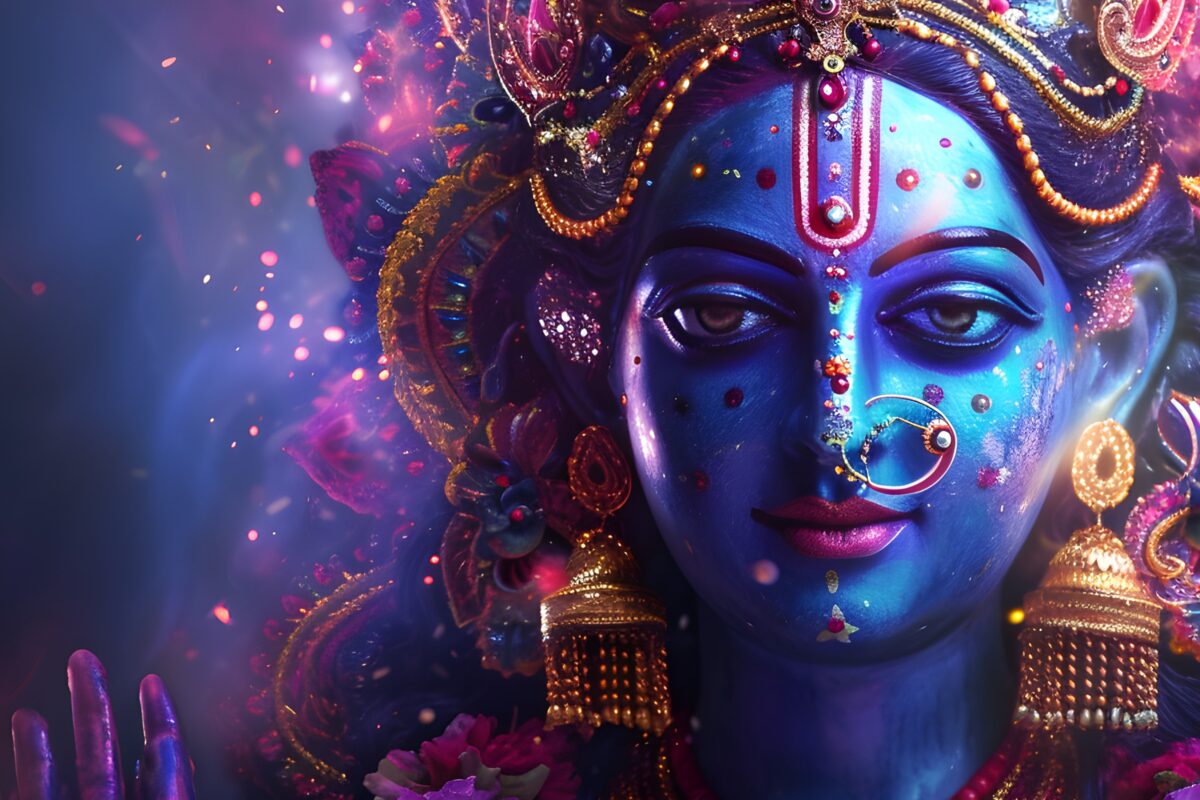 Majestic Mata Ji Home Decor Wallpaper - Image 2