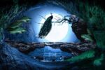 Midnight Moon Decorative Wallpaper