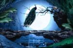 Midnight Moon Decorative Wallpaper - Image 2