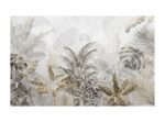 White Elegant Art Decorative Wallpaper