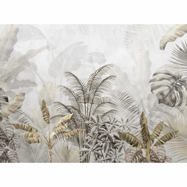 White Elegant Art Decorative Wallpaper