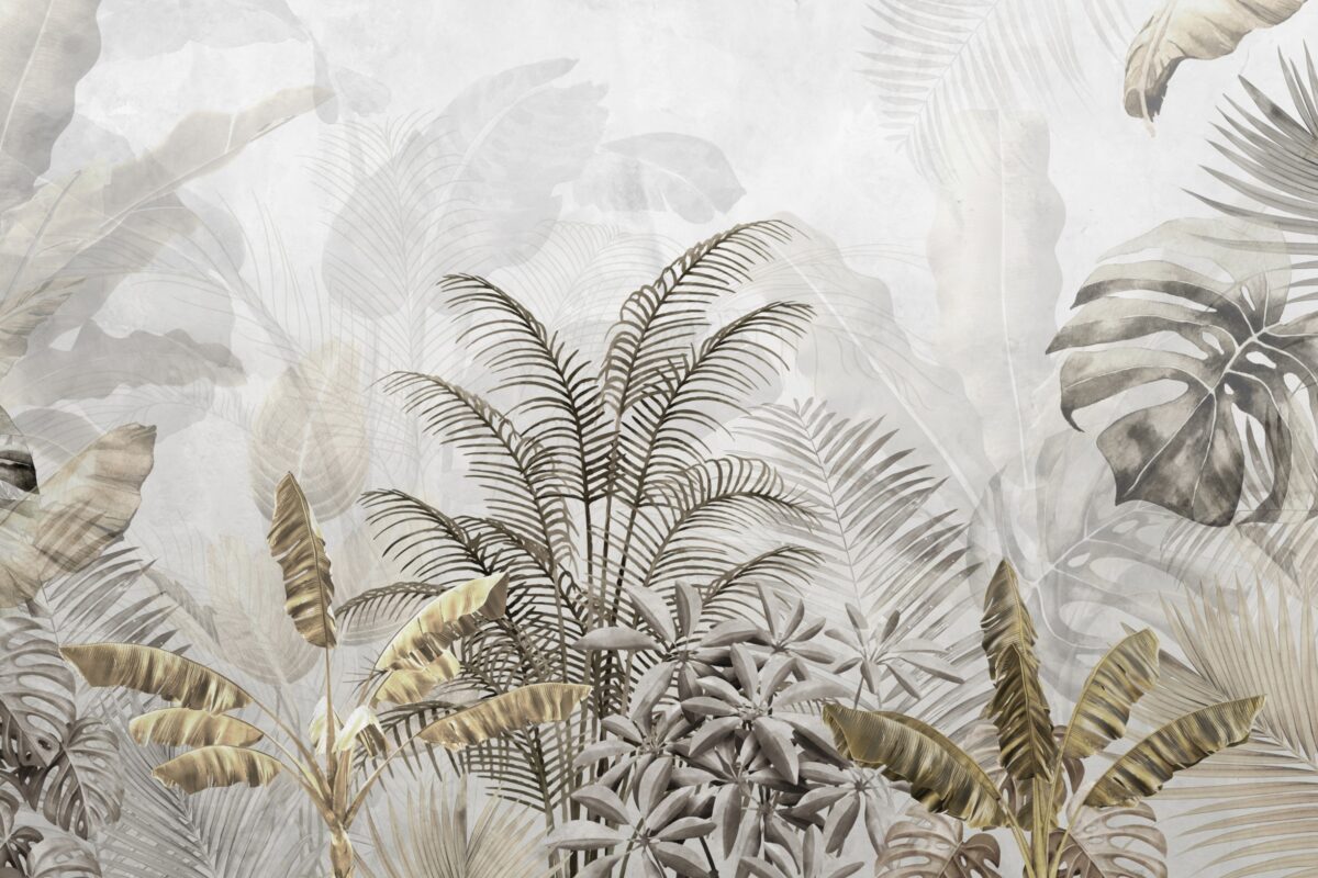 White Elegant Art Decorative Wallpaper - Image 2