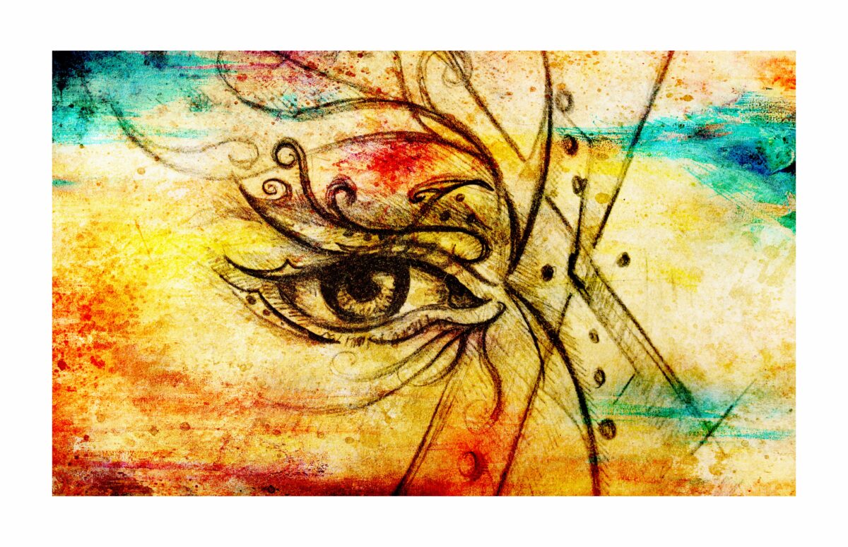 Eye Wall Art Decorative Wallpaper - Image 1