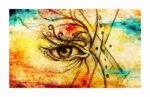Eye Wall Art Decorative Wallpaper