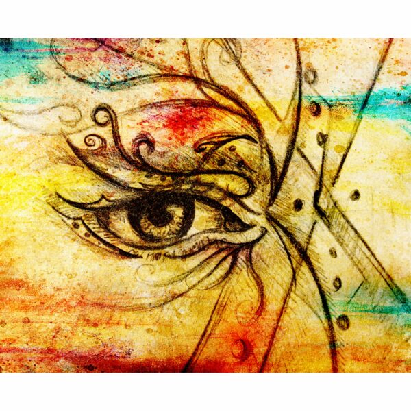 Eye Wall Art Decorative Wallpaper
