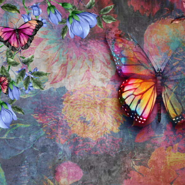 Butterfly Abstract Decorative Wallpaper