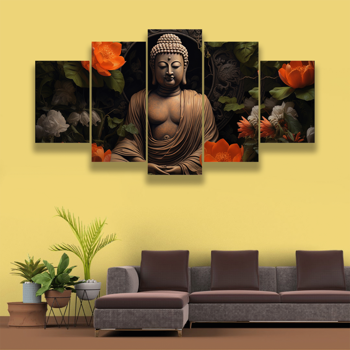 Autumn Buddha Decorative MDF Portrait - Image 2
