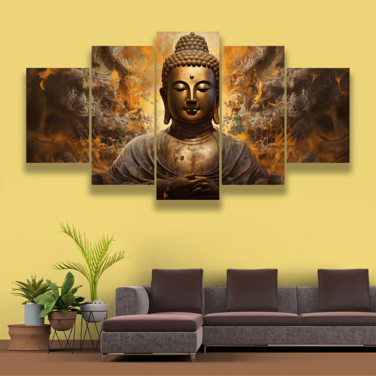 Buddha Decorative MDF Portrait - Image 2