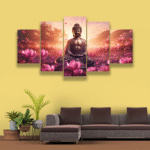 Buddha Art Decorative MDF Portrait - Image 2
