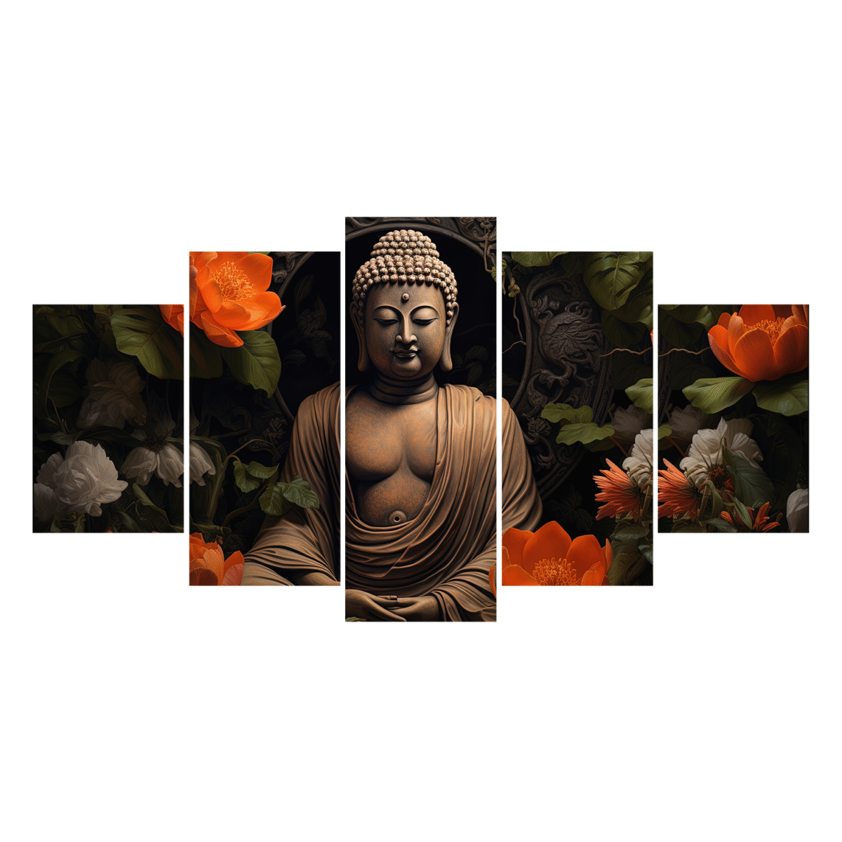 Autumn Buddha Decorative MDF Portrait - Image 1