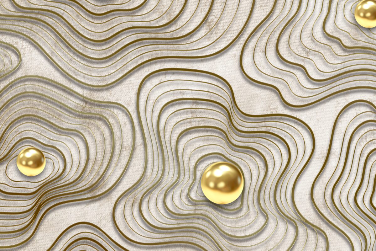 Gold Artistic Decor Wallpapers - Image 2