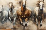 Brown Horse Decorative Wallpaper - Image 2