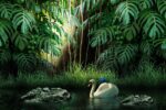 Nature Forest Decorative Wallpaper