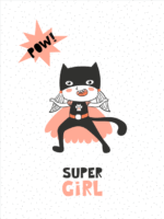 Super Girl Kids Wallpaper