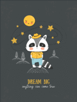 Dream Big Kids Room Wallpaper