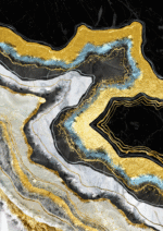 Marble Effect Decorative Wallpaper