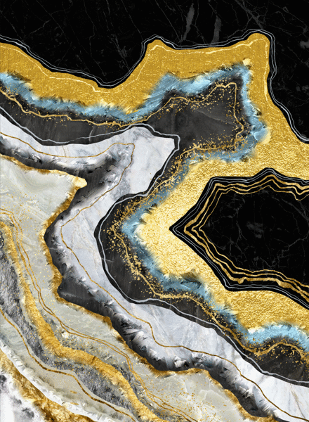 Marble Effect Decorative Wallpaper