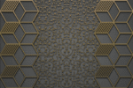 Artistic Golden Lines Decor Wallpapers