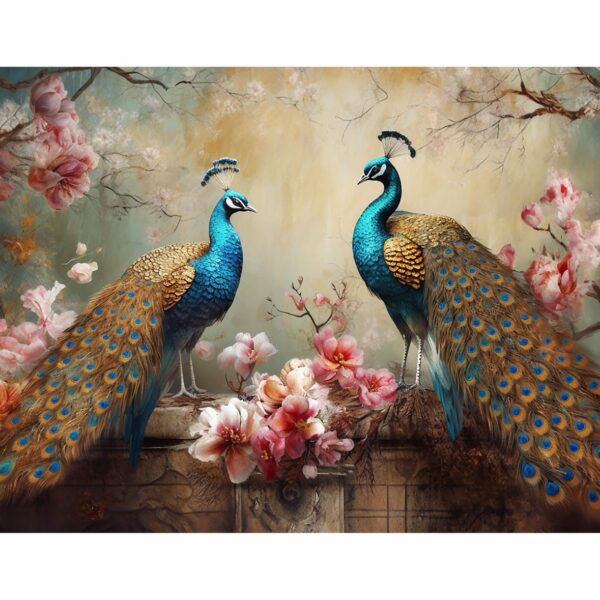 Peacock Decorative Wallpaper