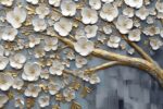 Pink Tree Leaf Decorative Wallpaper - Image 2