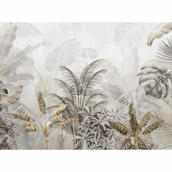 White Wall Art Decorative Wallpaper