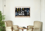 Black Motivational Gym Wall Wallpaper - Image 3