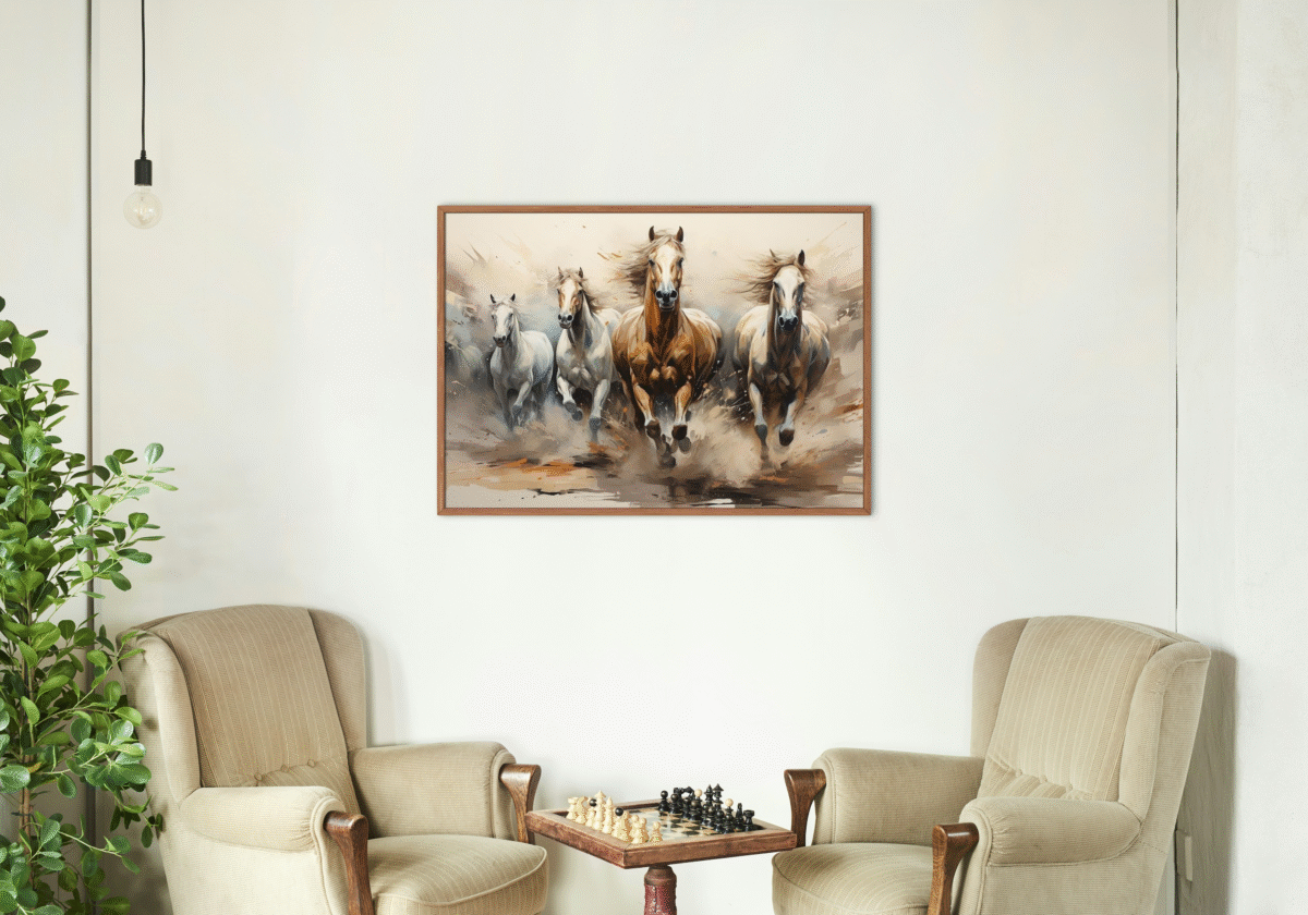 Brown Horse Decorative Wallpaper - Image 3