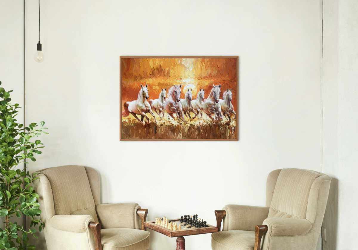 Horses in Sunrise Decorative Wallpaper - Image 3