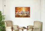 Horses in Sunrise Decorative Wallpaper - Image 3