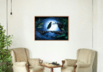 Midnight Moon Decorative Wallpaper - Image 3
